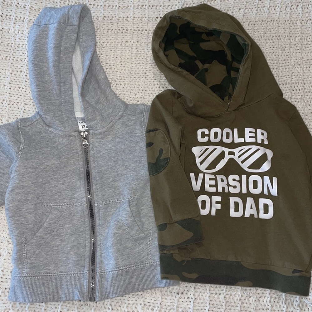 12 month bundle, hoodies